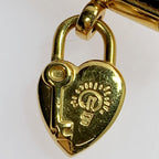 Hermes Viviride Heart Choker Leather Accessories Necklace — view 5