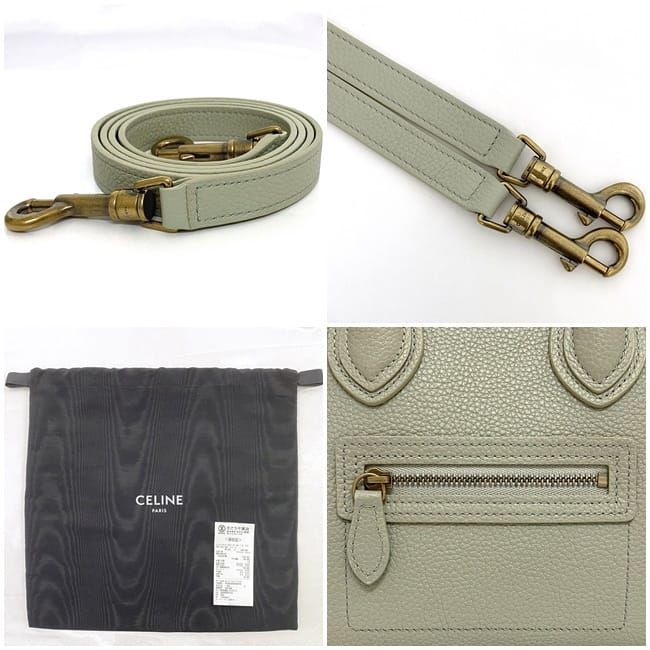 Celine 2-Way Shoulder Bag Luggage Nano Shopper — view 2