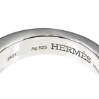 Hermes Ring Cour De Forges GM Size 53 AG 925 Silver Accessories — view 7