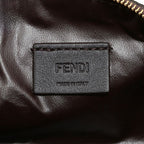 Fendi Pouch Brown FF Jacquard Fabric — view 7