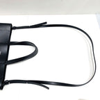 Celine Vertical Cabas Small 2-Way Bag Black Leather Tote Crossbody — view 7