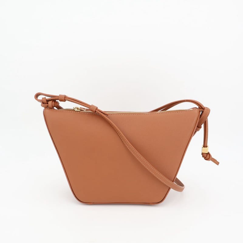 Loewe Hammock Hobo Bag Mini 2 way Leather Tan Brown — view 2