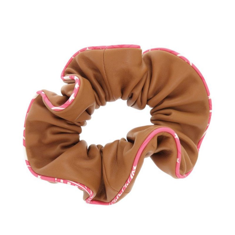 Hermes Claudia Silk Agnona Parise Gold Rose Azalea Chou Hair Accessory 0876 — view 2