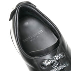 Saint Laurent Paris Sneakers Size 37 low Cut Rip Patch Leather Shoes — view 6