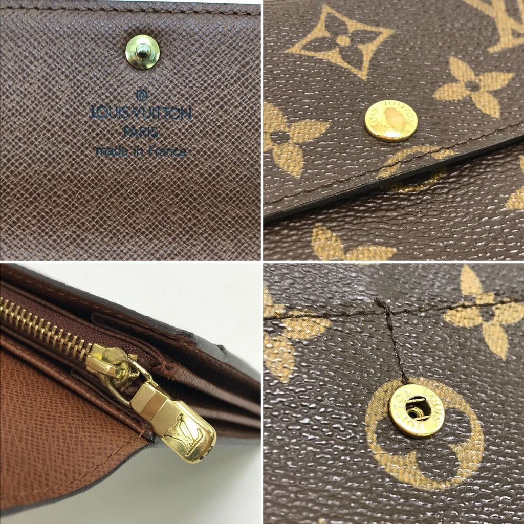 Louis Vuitton Bi-Fold Long Wallet Monogram Portefeuille Sara — view 5