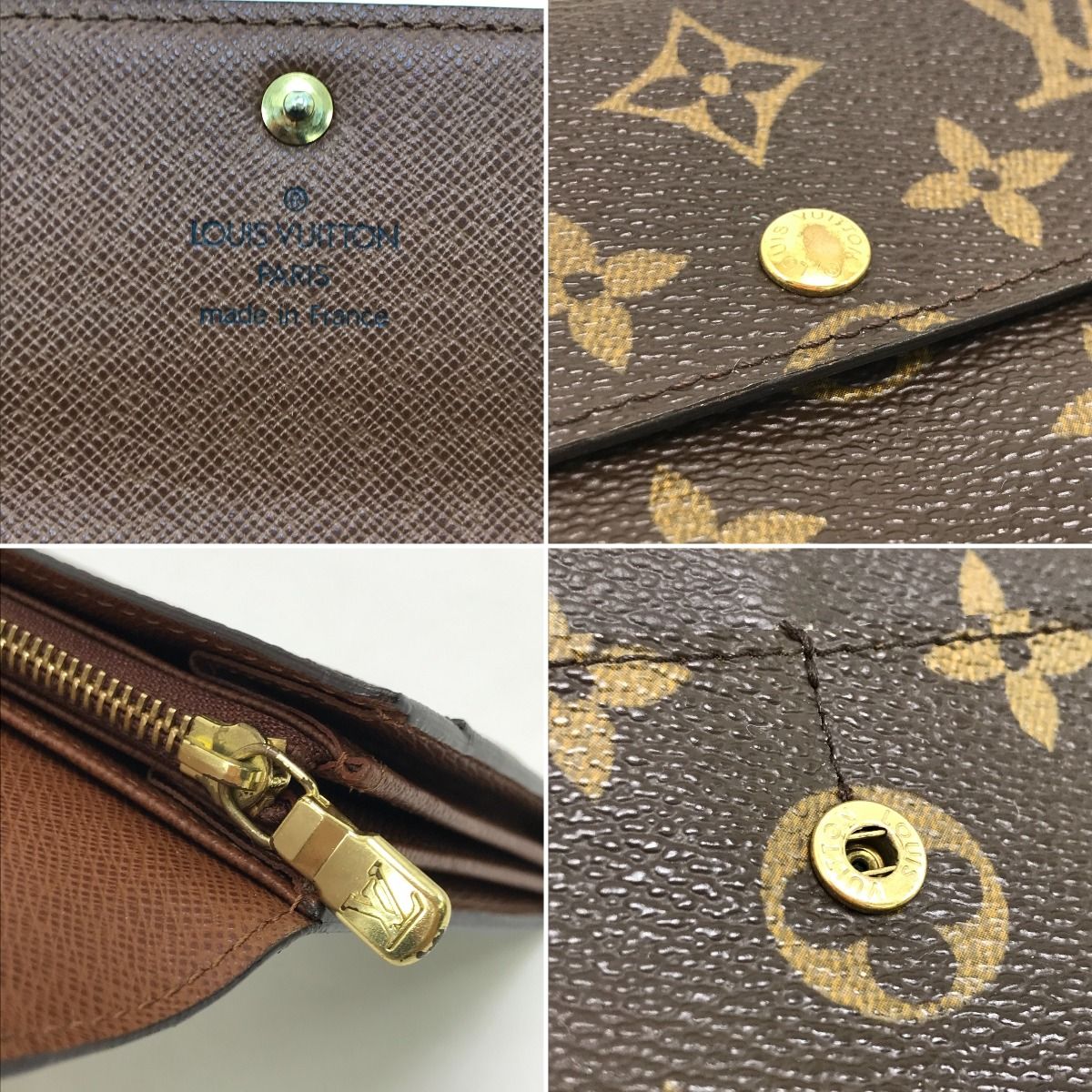 Louis Vuitton Bi-Fold Long Wallet Monogram Portefeuille Sara — view 5
