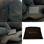 Gucci Boston Bag Handbag Shoulder Canvas Leather Beige Dark Brown Casual — view 7