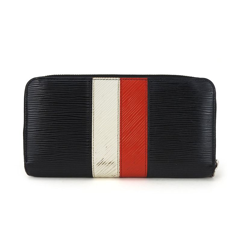 Louis Vuitton Long Wallet Zippy Epi Leather Black Red White — view 2