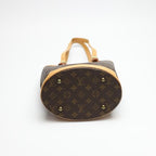Louis Vuitton Monogram Tote Bag Bucket PM Handbag Brown — view 4