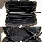 Gucci Round Zipper Long Wallet With Coin Purse GG Marmont Double G Zip Around — view 5