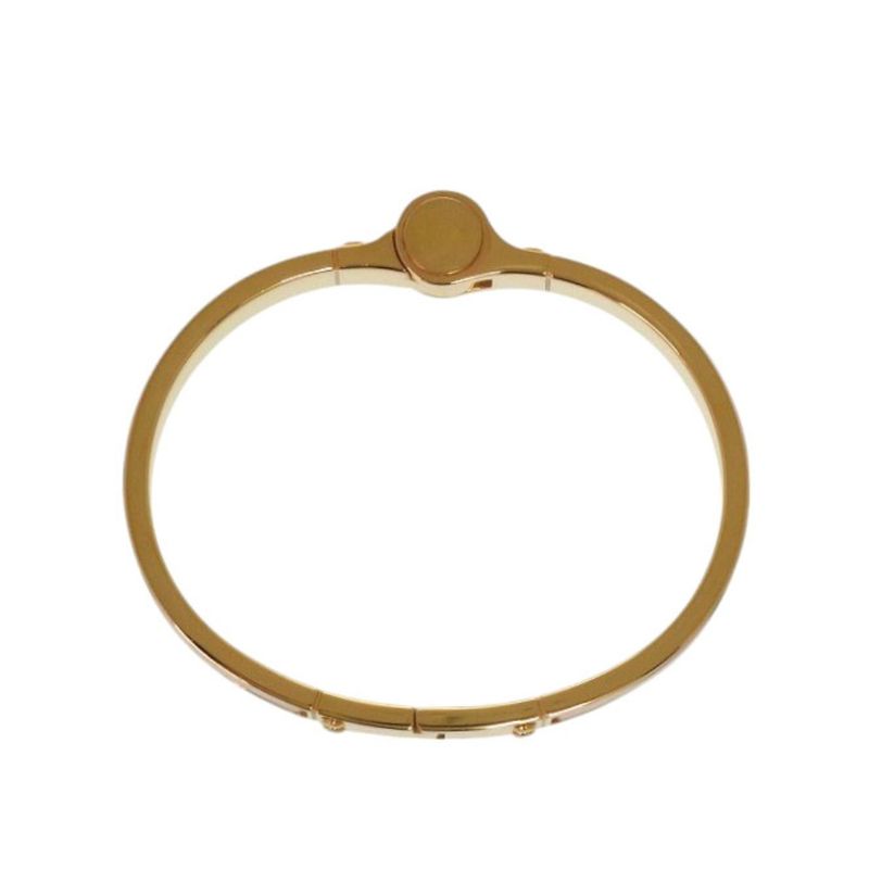 Hermes Charniere PM Bangle Metal Pink Gold Bracelet 0177 — view 7