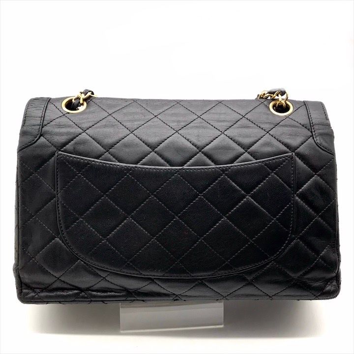 Chanel CC Logo Quilted Lambskin Limited Edition Double Flap Chain Shoulder Bag — view 2