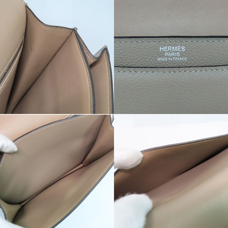 Hermes 2002-20 Tourtier-legre-eva-color Shoulder Bag C Stamp — view 7