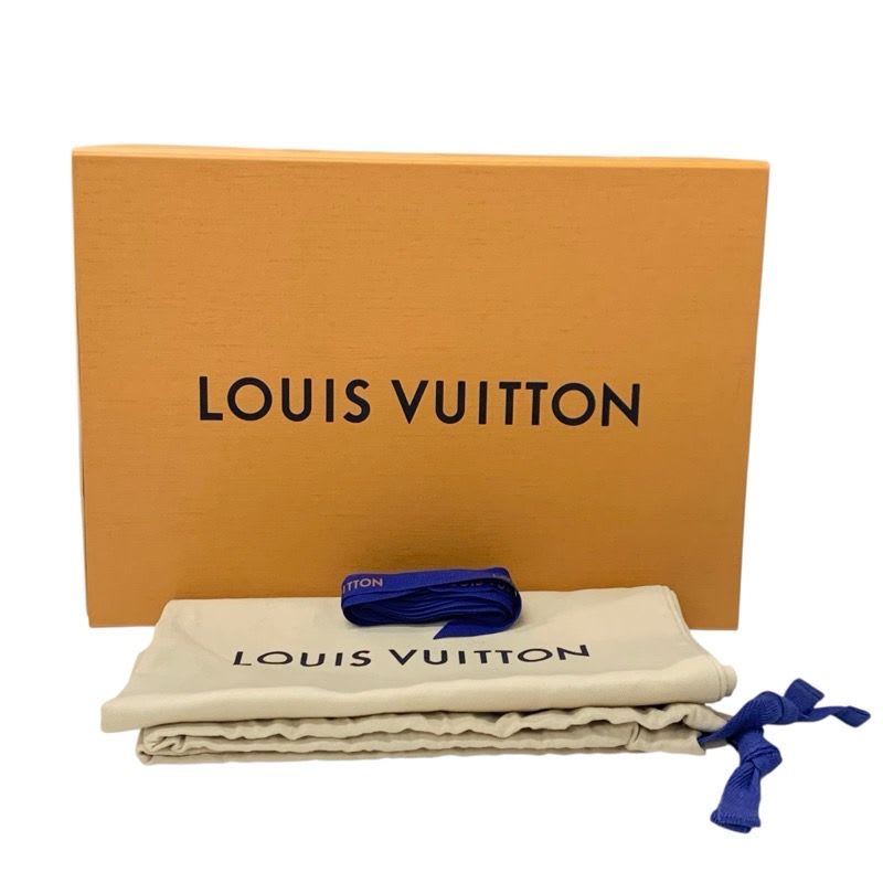 Louis Vuitton Silhouette Line Monogram Sandals Shoes Canvas Leather Light Gray — view 9