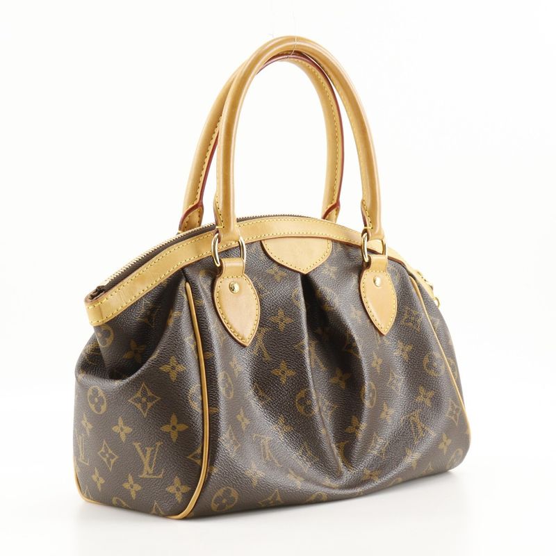 Louis Vuitton Tivoli PM Monogram Canvas Brown Handbag — view 3