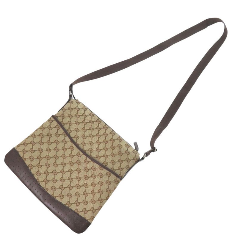 Gucci GG Canvas Brown Shoulder Bag 0470 — view 7