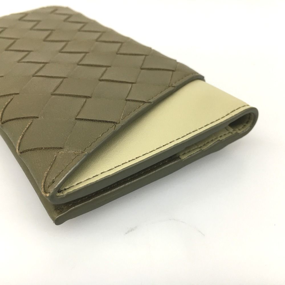 Bottega Veneta Bi-Fold Long Wallet Intrecciato Oblique — view 8