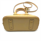 Louis Vuitton Vernis Alma BB Enamel 2-Way Shoulder Hand Bag Beige — view 3
