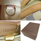 Louis Vuitton Tote Bag Stresa PM Damier Azur Nubuck White Gold Hardware — view 8
