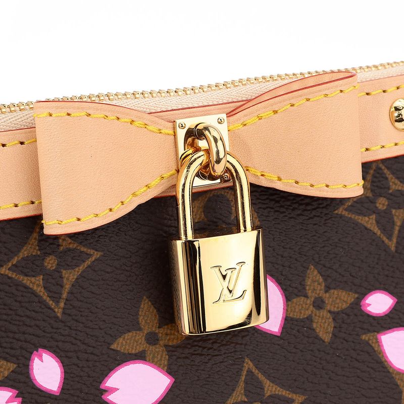 Louis Vuitton Shoulder Bag Pochette Accessoire Sakura Brown — view 7