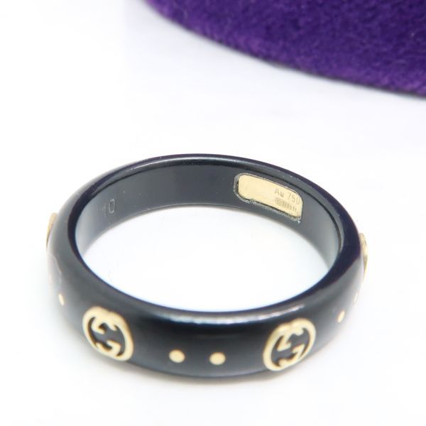 Gucci Icon Interlocking G 18Kring 50 Corundum 18K With Case Ring — view 8