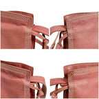 Loewe Mini Shoulder Bag Drawstring Shape Flamenco Pink Nappa Leather Anagram — view 6