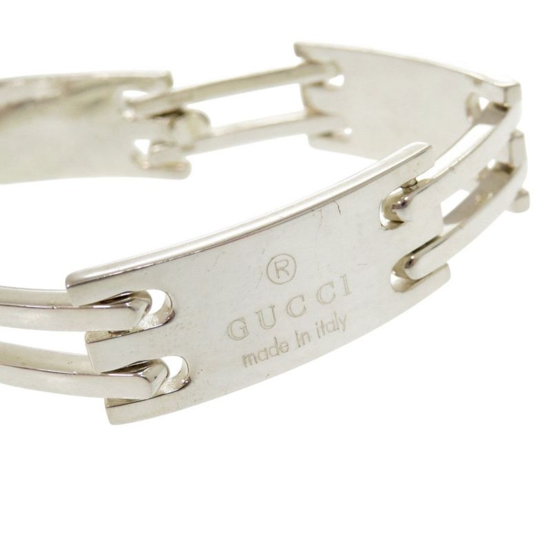 Gucci Logo Plated Silver 925 Bracelet 0516 — view 5