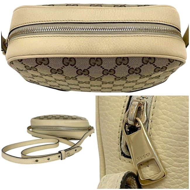 Gucci Shoulder Bag Beige Cream White — view 4