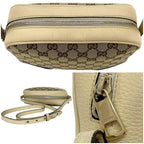 Gucci Shoulder Bag Beige Cream White — view 4