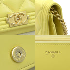 Chanel Chain Wallet Crossbody Bag Boy — view 9