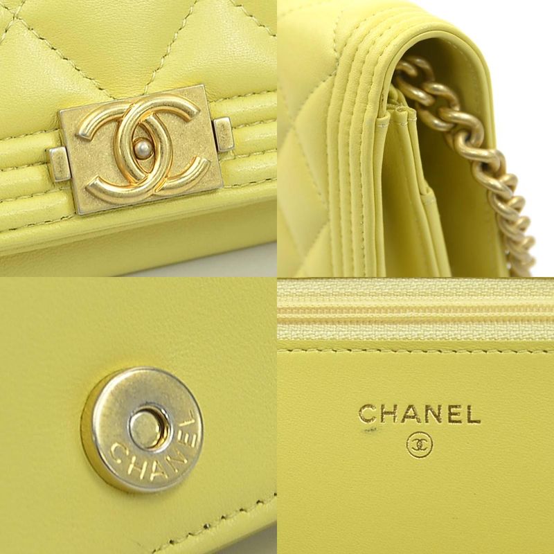 Chanel Chain Wallet Crossbody Bag Boy — view 9