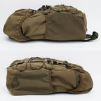 Celine Medium Trekking Backpack Rucksack Khaki Green Cotton — view 5