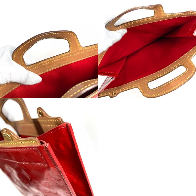 Louis Vuitton Handbag Stanton Monogram Vernis Red — view 9