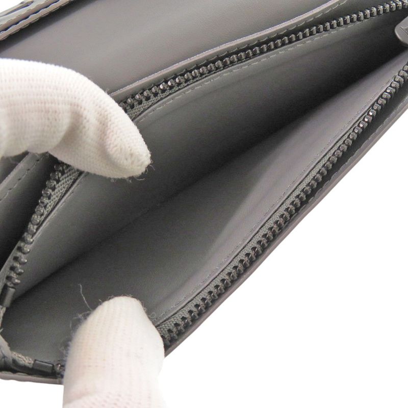 Louis Vuitton Portefeuille Plaza Monogram Shadow Leather Gray Long — view 7