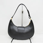 Celine Ava Medium Triomphe Shoulder Bag Black Gold Hardware — view 3