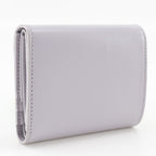 Celine Triomphe Small Flap Wallet Compact Leather Purple Trifold — view 3