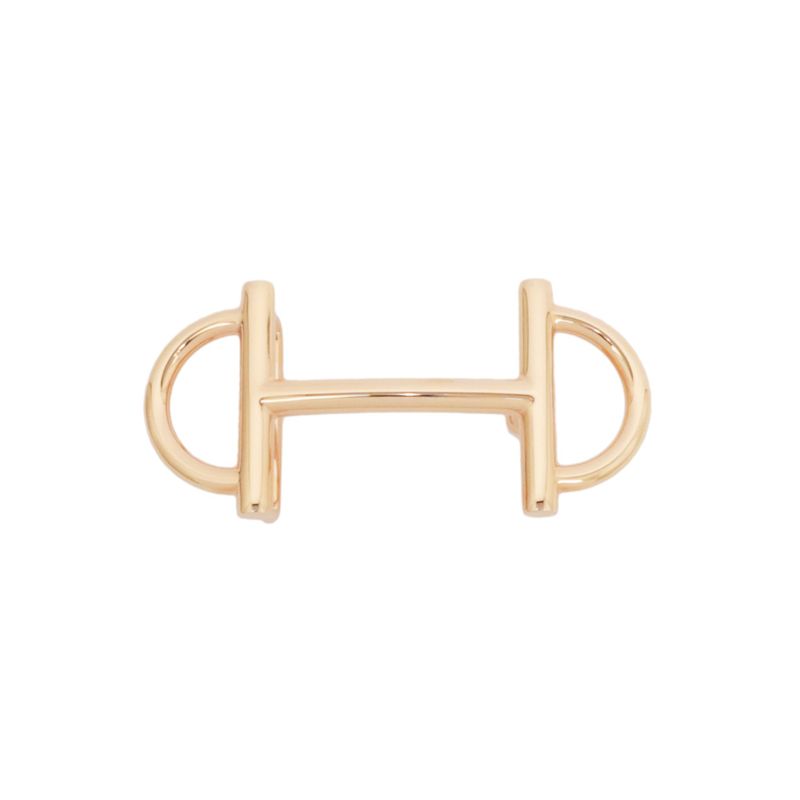 Hermes Belt Gamma New Blue Jean Biscuit Rose Gold Hardware 85 cm — view 9