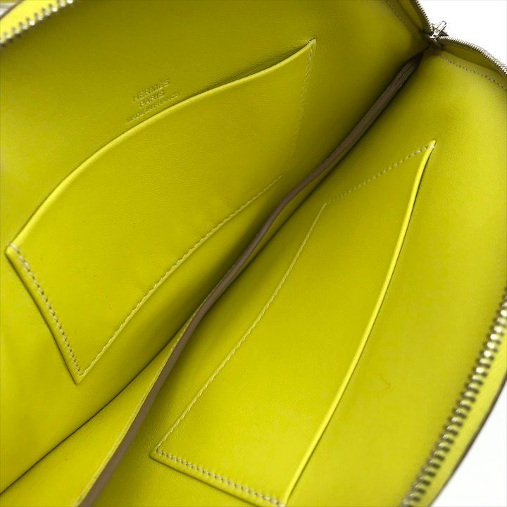Hermes Pochette Citron Lemon Clutch Pouch Yellow — view 7