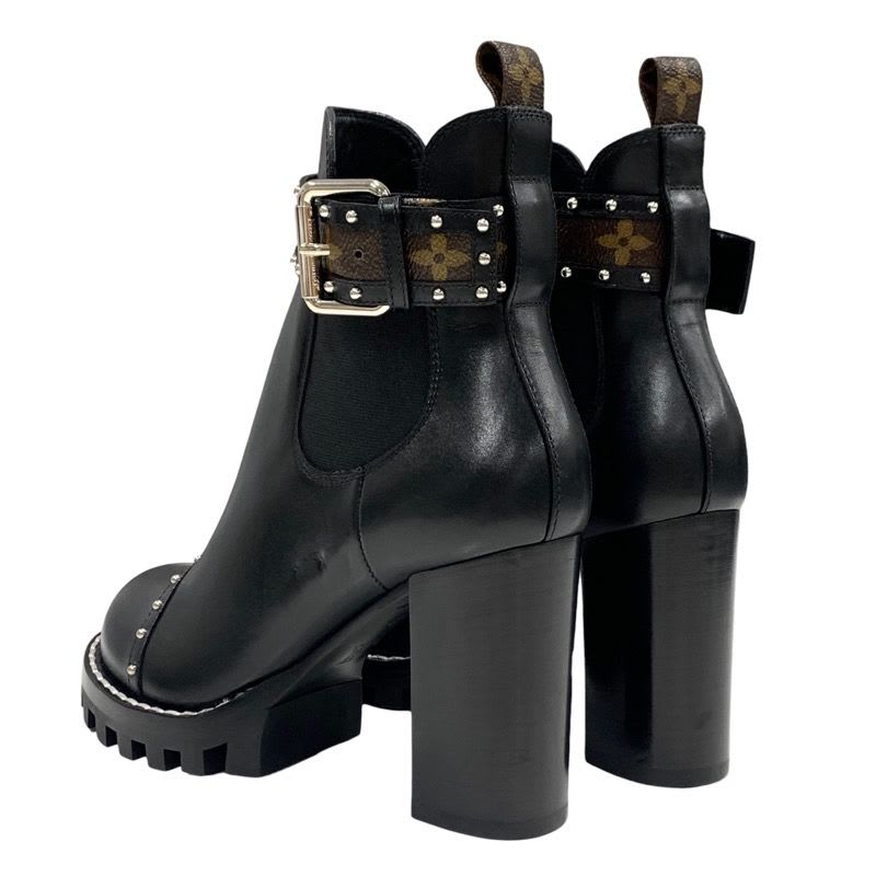 Louis Vuitton Star Trail Short Boots Ankle Side Gore Studded Belt — view 4