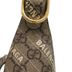 Gucci Balenciaga Jackie Polyester Cotton Beige 0294 Handbag — view 9