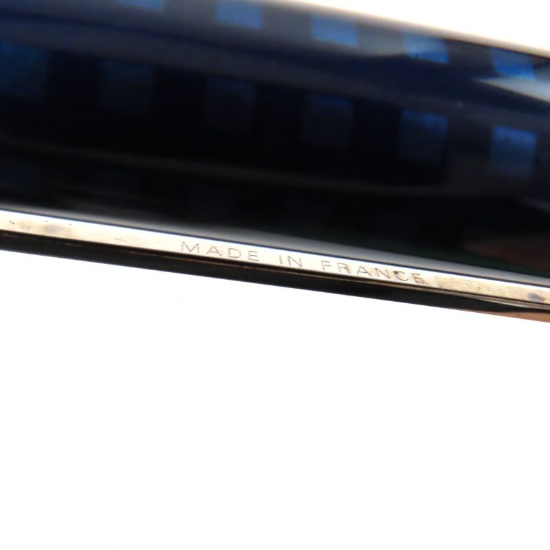 Louis Vuitton Jetluck Twist Ballpoint Pen Navy Silver With Case — view 8