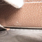 Gucci Diana Bamboo GG Supreme Leather Beige Brown Round Zipper Long — view 8