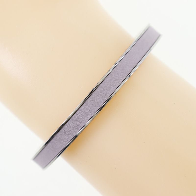 Hermes Belt Motif Metal 21.2 g Bangle — view 4