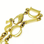 Christian Dior GP Paris Logo Bracelet Gold — view 7