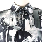 Christian Dior 25 SS 511 B28 A3 A14 100% Cotton Monsieur Patchwork Motif Long — view 4