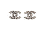 Chanel CC Logo Earrings 99 Silver