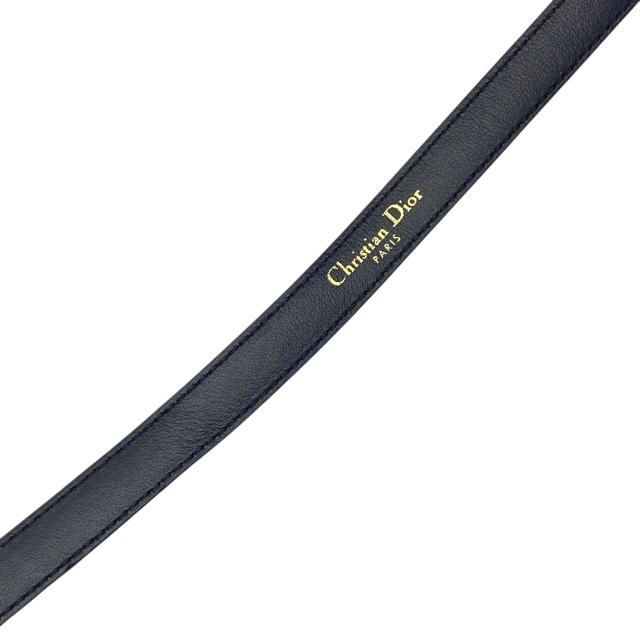 Christian Dior I Love Paris Belt Accessories Heart Pattern Logo Total Leather — view 6