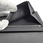Hermes Bearn Compact Bifold Wallet Monochrome So Black Vo Madame — view 8