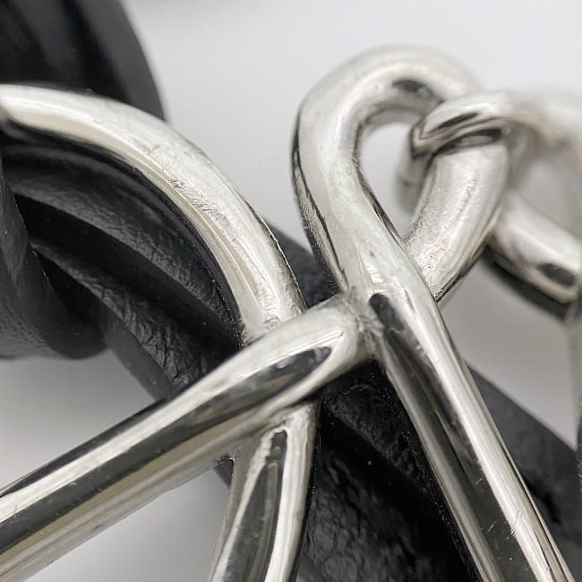 Loewe Charm Silver Black Anagram X02 — view 7