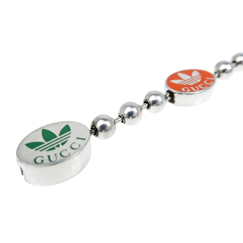 Gucci Adidas Collaboration Bracelet Ball Chain 16 AG 925 Multicolor — view 5